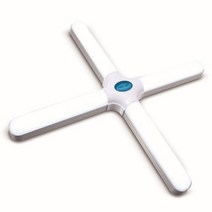 우진조명 씨티 LED PL등기구 알루미늄 십자형 60와트, 주광색, 주광색