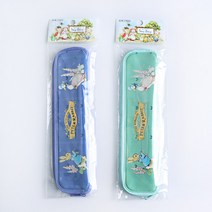 피터 PVC 수저집(대) 지퍼형 수저보관집 소풍 피크닉, 그린
