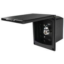 코번트 카라반 캠핑카 RV 보트 모터 홈용 TYTXRV 블랙 외장 샤워 박스 키트, [02] Only Shower box