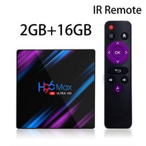인터넷 셋톱박스 스마트 TV 박스 구글 음성 컨트H96 맥스 어시스턴트 16GB 와이파이 BT 미디어 플레이어 H96맥스 RK3318 세트 4G 64GB 32G 4K 안드로이드 1, 미국 플러그_2GB 16GB