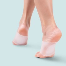 발바닥 아치 서포트 쿠션 패드 밴드 실리콘, 아치패드(화이트)한쌍