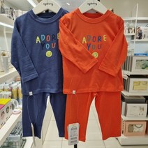 아가방 아가방 2022FW 부드러운 소재에 스마일 나염의 하트웜내의