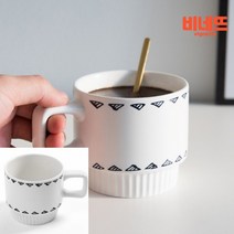 320ML 머그컵 삼각 돌답례품컵 차잔 물컵