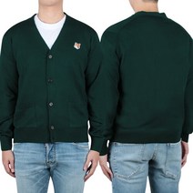 메종키츠네 [메종키츠네] 폭스헤드 클래식 울 가디건 (JM00505KT1036 GR)