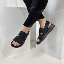 Sunflower House 남성용 4cm 키높이 발편한 스판밴딩 스트랩 커플샌들