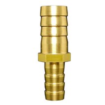 배관 4 6 8 10 12 14 16 19mm 호스 바브 테일 스트레이트 감속기 어댑터 전송 황동 파이프 피팅 수성 가스 오일, 34 19mm To 19mm Barb