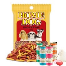 홈도그 애견간식 모이스트버거 양고기버거 100g*30개+애견습식캔 400g, 1개