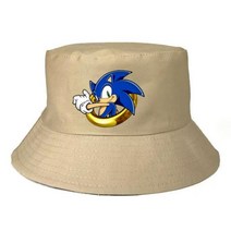 소닉 버킷 햇 슈퍼 인쇄 야외 스포츠 힙합 모자 여름 코튼 낚시 태양 파나마 여아 남아