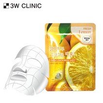 3W CLINIC 후레쉬 레몬 마스크 시트 30매