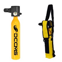 스쿠버 다이빙 장비 탱크 산소 실린더 0.5L 병 스노클링 호흡기 수중, [01] YELLOW, 01 YELLOW