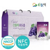 산들해 모두담은 포도즙, 30팩, 100ml