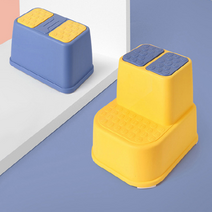 아기 발디딤대 유아디딤대 1단 2단 화장실계단 아기세면대발판, 파랑, 발디딤대 1단