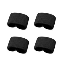 FAIRWIN Tactical Gear 클립 나일론 키링 홀더 또는 전술 벨트 키퍼 밀리터리 유틸리티 행거 카라비너 몰리 후크 블랙 탠 그린 (신축성 있는 - 탠/브라운), Black 4