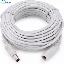 POE 확장기 DC 12V 전원 어댑터 연장 케이블 5.5*2.1mm 남성 여성 코드 CCTV 카메라 라우터용 와이어, 50M 블랙