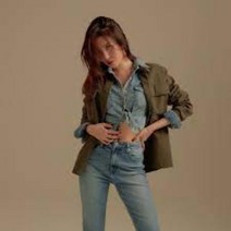 버커루 [특가전] [BUCKAROO JEANS] [요런게 대박] 여성 프리미엄 뒷백판 레터링 ~ 빈티지 옥스퍼드 카키필드 야상 셔츠 셔츠형 야상 셔켓