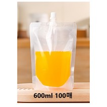 스파우트 주스음료 레토르트 파우치 600ml 100매