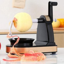 사과 깎는 기계 과일 감 커터기 깎이 슬라이서, 화이트골드