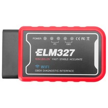 자동차 검사기 자동차 진단 어댑터 OBD2 ELM327 WIFI 스캐너 검사 도구 메르세데스 벤츠 A C E S 클래스 W, 01 빨간