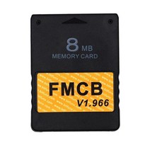 무료 McBoot FMCB v1.966 메모리 카드 PS2에 적합 하드 디스크 또는 USB 디스크 교체에서 게임을 시작하는 데, 1.57x 2.4x0.3 인치, 32MB × 플라스틱