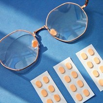 기타 스펀지 안경 논슬립 받침 40쌍(80매), 01안경받침반달형아이보리40쌍, 01안경받침반달형아이보리40쌍