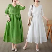 샤랄라 모시 원피스 여름 고급스러운 해변 싼야 바캉스 여행 비치 스커트