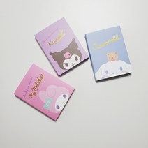 산리오 시나모롤 쿠로미 마이멜로디 포스트잇 학용품 다꾸 학용품 생일선물, 핑크_마이멜로디