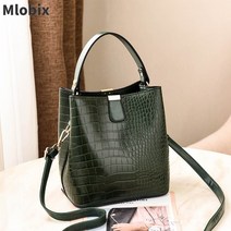 Mlobix 여성 대용량 버킷백 숄더백 크로스백