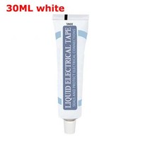 절연 전기 실란트 액체 테이프 접착제 방수 전기 테이프 고온 내성 난연 접착제, 05 30ml white