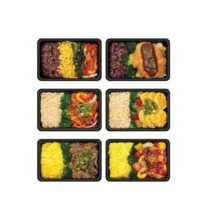 넉넉소반 베스트6종 직장인을 위한 단백질 점심 냉동 간편 프리미엄 도시락, 1세트