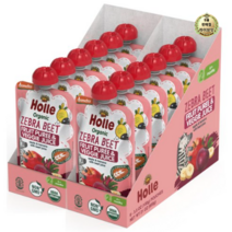 라이브잇 홀레 지브라 비트 프루트 퓨레 & 베지 주스 어린이 스무디 100g, 사과 + 바나나 + 비트쥬스, 36개입