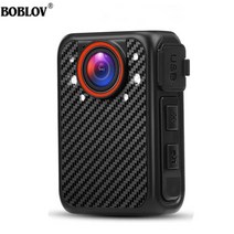 BOBLOV X1 미니 바디캠 경찰캠 바디카메라 1.5인치 디스플레이 140도 와이드앵글 8시간 연속녹화 비상점등 기능, 바디캠 + 64G메모리