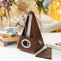 빈티지 엔틱 원목 메트로놈 미나토 Noguchi Works Minato Wooden Metronome (98)