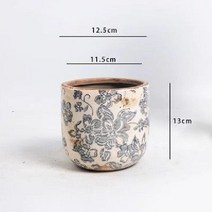 도자기화분 빈티지 레트로 엔틱 고급 럭셔리 흔하지않은 원예 북유럽 분갈이 인테리어 플랜, A, 1개