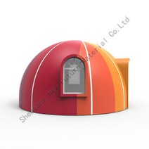 돔하우스 글램핑 캠핑 비닐하우스 쉘터 이글루 돔텐트 홈스테이 텐트 룸 화산 돔의 맞춤형 집