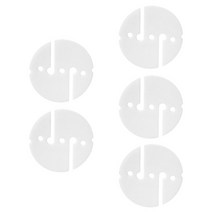 다이빙컴퓨터 시계 다이브컴퓨터 5pcs 유니버설 스쿠버 다이버 난파선 동굴 6cm 원형 라인 화살표 마커 포인터 안전 장비 교체 액세서리, 하얀