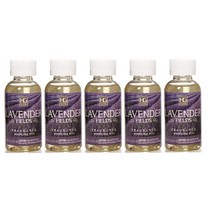 Hosley 5개 세트 55ml(1.86액량 온스) 아로마테라피 프리미엄 등급 농축 레몬 버베나 향이 좋은 워밍 오일 - 결혼식 스파 욕실에 이상적인 선물, Lavender