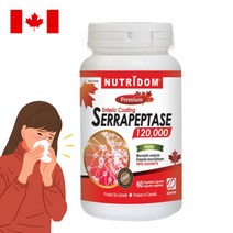 뉴트리돔 세라펩타제 120000SPU 60mg 60캡슐 2개월분 N158, 6팩(20%할인)