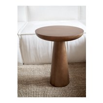 호두나무식탁 원목식탁 DOLBOVI-월넛 사이드 커피 테이블 1 40x60cm 버섯, 한개옵션0