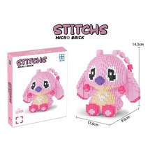 미키 마우스 스티치 스토리 애니메이션 슈퍼 플라잉 마 브라더스 스타터 블록 대형 모델 DIY 마이크로 빌, [02] NO BOX, 35 JM-7113_02 NO BOX