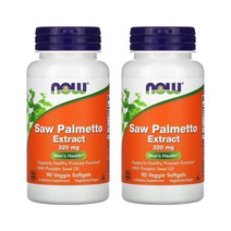 나우푸드 Now Foods 쏘팔메토 추출물 소팔메토 쏘팔매토 호박씨오일 코셔 Non GMO 베지테리언 채식주의자 X 2통