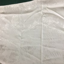 원단 원피스 겉감 레이온 텐셀 린넨 여성복 겉감 겉감 사자꽃, 1 # 화이트, 하나