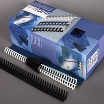 클릭링 12mm (50개입) 이비클릭바인드링 3:1) 34홀 흑색 - 백색 - 청색 | 클릭제본링 - 제본표지 - 제본소모품, 16mm (50개입)