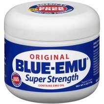 Blue-Emu Original Super Strength Cream Emu Oil 블루이뮤 오리지날 슈퍼 스트랭스 크림 에뮤 오일 118g, 1팩
