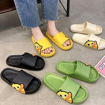 남자 여자 푹신한 실내 슬리퍼 거실 층간소음 캐릭터 실내화 3cm 스트레칭 오리 슬리퍼