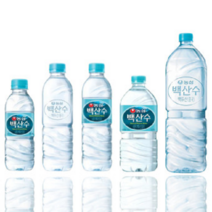 백산수 무라벨 미니 미니생수 330ml 500ml 1리터, 42개