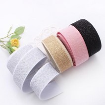 짱패브릭 25mm 펄아웃밴드(1마), 블랙, 1개