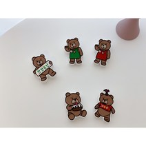 [3월 봄]19곰 테드 전신 석고방향제 차량용 홈데코 인테리어 방향제, 선물포장, 라튤립, 앞치마레드