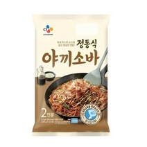 CJ더마켓 소바밀키트 소바레시피 정통식 야끼소바 밀키트 메밀소바 메밀면 모밀면 412G, 8개