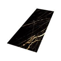 주방 영역 깔개 바닥 60x180cm 쿠션이있는 대리석 질감 세탁실 및 입구 장식을위한 미끄럼 방지 편안한 현관 매트, 폴리에스터, E