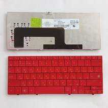 포켓몬키캡 ru 노트북 키보드 hp mini 700 1000 1100 무선키보드, 빨간색